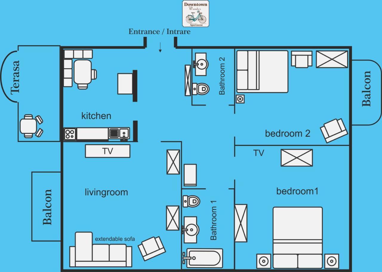 Downtown Wonder Apartament Κλουζ-Ναπόκα Εξωτερικό φωτογραφία
